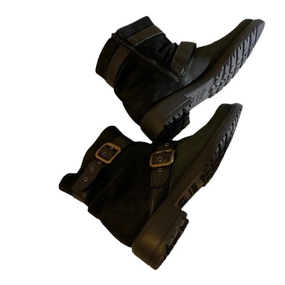 NWOT MUNRO "Dallas" Black Leather Boots, 7.5M - Picture 5 of 10